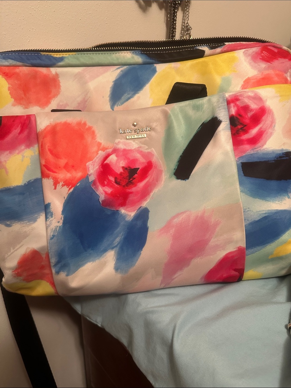 kate spade Multicolor Floral Tote with Watercolor Blooms